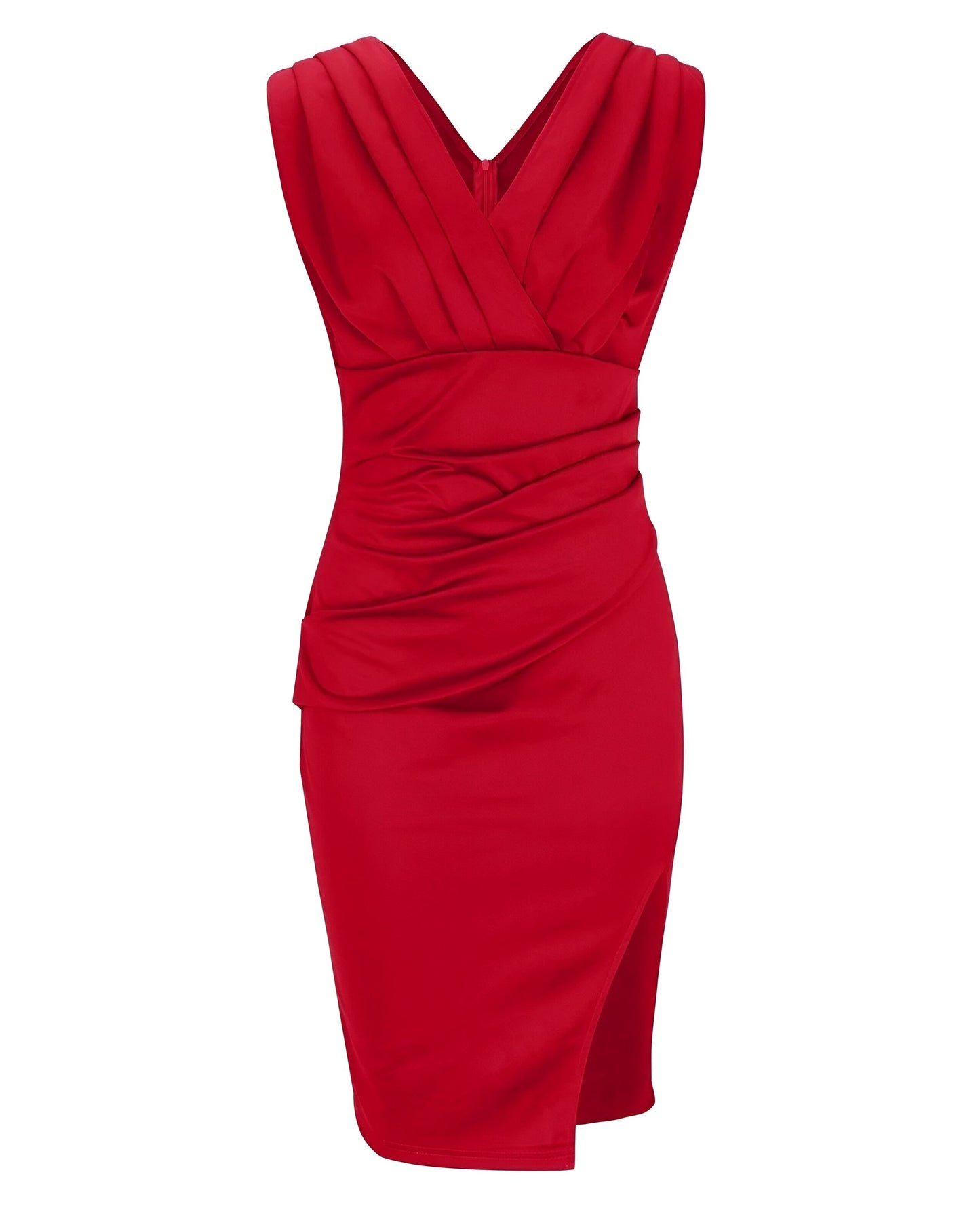 Chic Pleated Bodycon Dress