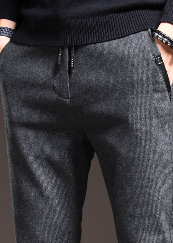 Slim Fit Cotton Trousers