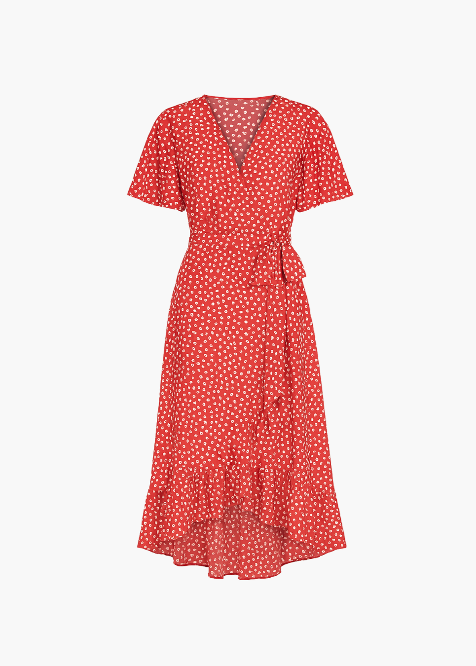 Polka Dot Wrap Dress