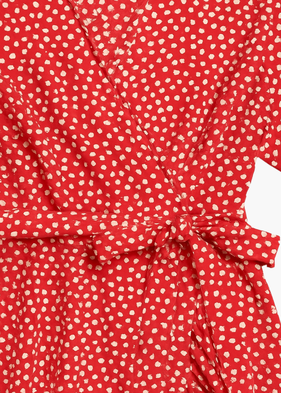 Polka Dot Wrap Dress