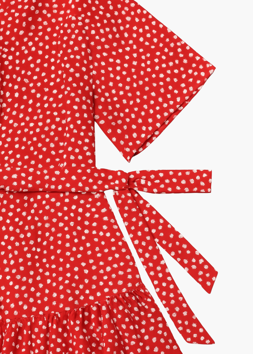 Polka Dot Wrap Dress