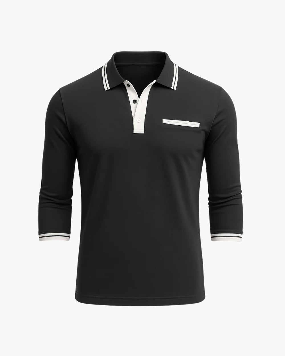 Tailliertes Poloshirt