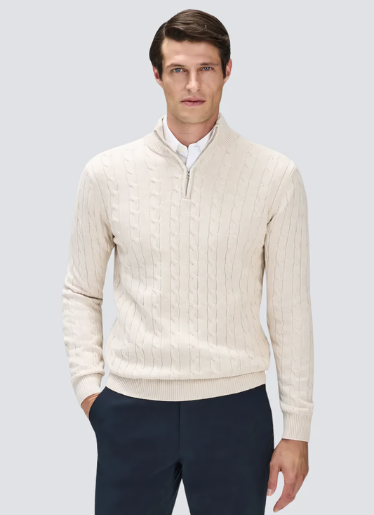 Evan Knitted Sweater - Wickle dich in luxuriöse Wärme