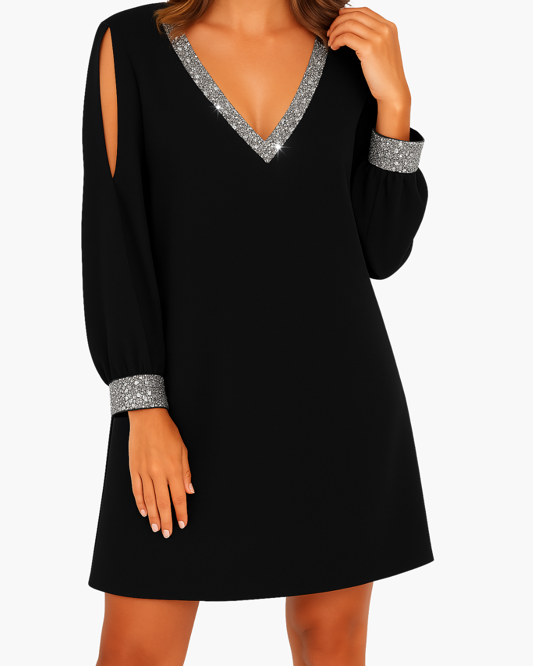 Sommerglanz A-Linien-Kleid