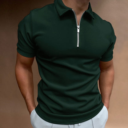 LUXE WILLIAM | Poloshirt mit Reißverschluss