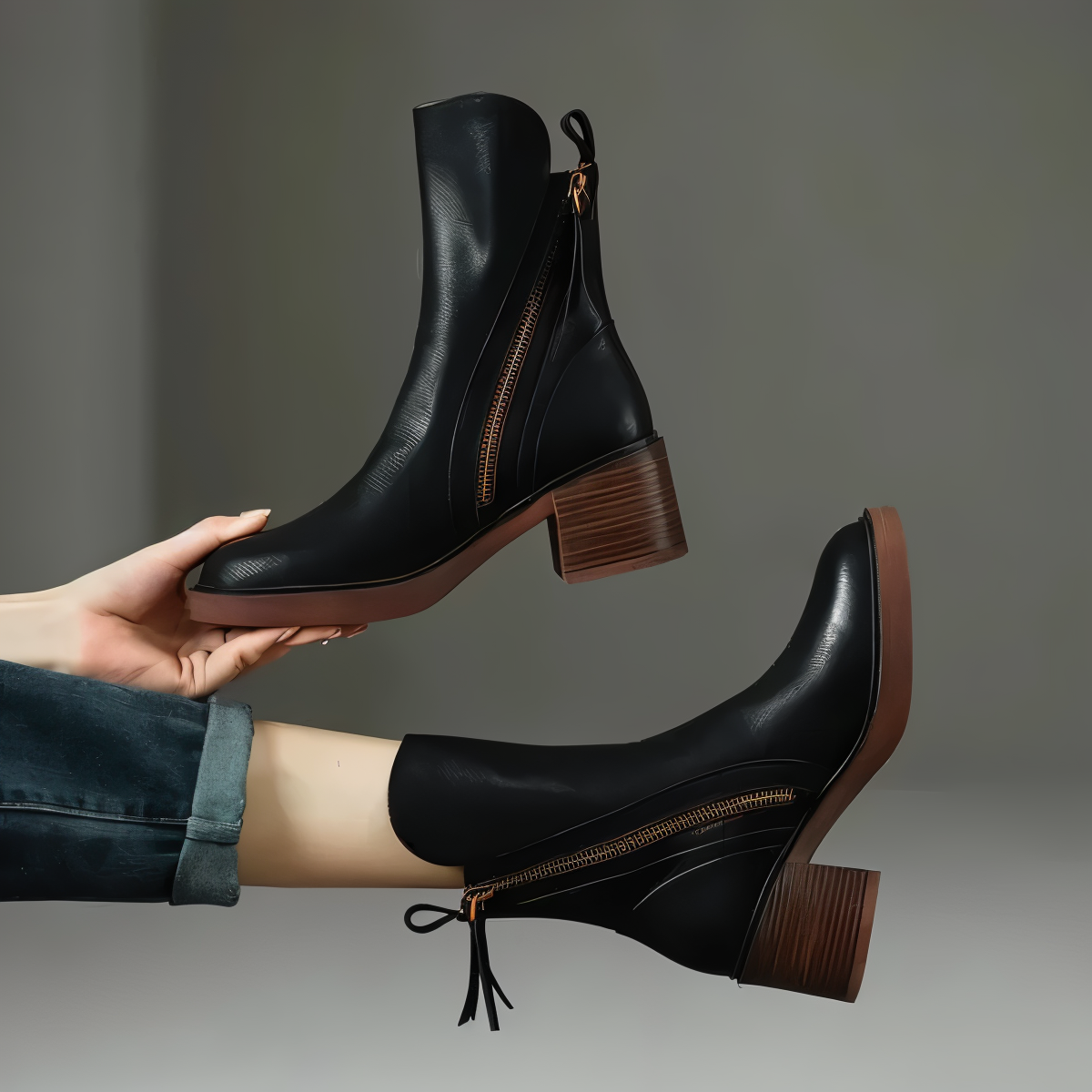 Mascha Leder Stiefeletten - Stil trifft Komfort bei jedem Schritt